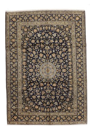 Médaillon Grand Kashan Tapis 299X407 Laine