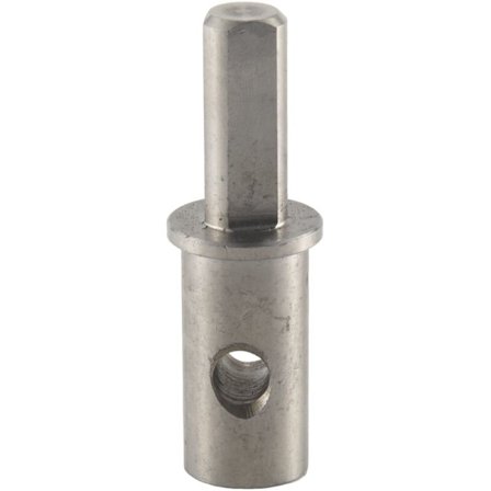 Isadapter for isskruebor med Cinchhuck-feste: 1/2 pluss og 1/4 tommers hull for 1/4 tommers -20 vingeskruer og låseskruer.