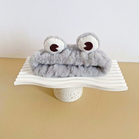 Groda Big Eyes Hårband Pannband GRÅ