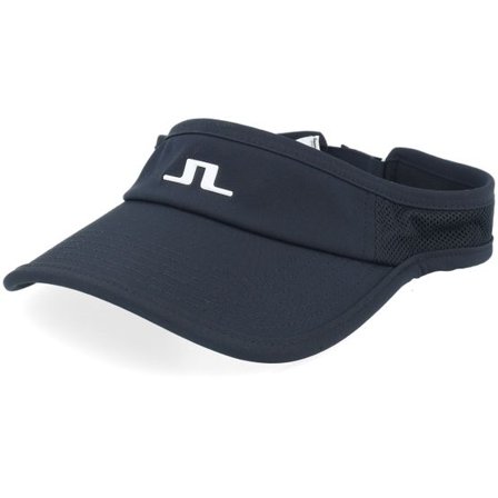 J.Lindeberg - Svart Keps - Gain Black Visor @ Hatstore