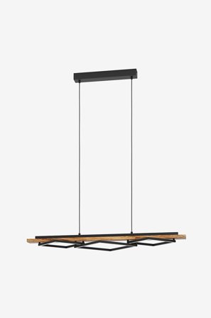 EGLO - Takpendel Boyal Svart/Rustic Brown - Brun - Takpendlar - Från Homeroom