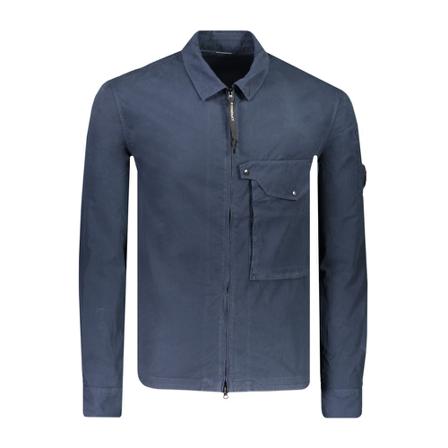 C.p. Company, Overhemd Blauw, Heren, Maat:XL,Katoen