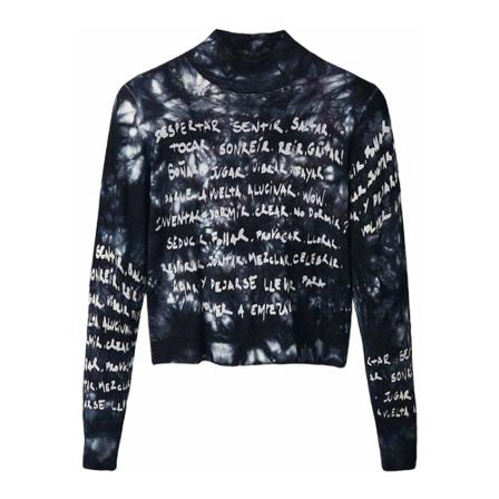 Desigual, Turtlenecks Zwart, Dames, Maat:S