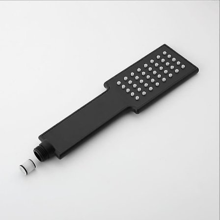 Brusehoved, Badeværelsestilbehør, Håndbruser, Sort Under Tryk