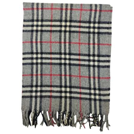 Burberry Vintage Pre-owned Uld trklaeder Grå, Dame Vintage Accessories, Størrelse: ONE Size
