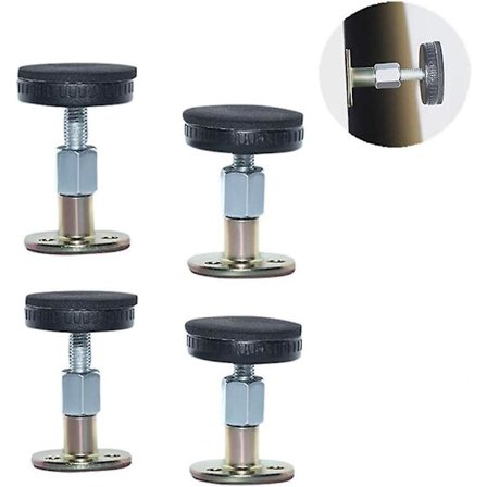 Justerbar gjengede sengebunns anti-vibrasjonsverktøy, sengegavlstøtter forhindrer rocking anti-vibrasjonsfikser, senge støtteføtter støtdempende for 