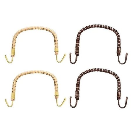 4 stk. Japanske Tegnebog Tekande Knop Håndtag Keramiske Tekander Rottinghåndtag Tekande Håndtag Udskiftning Keramiske Tekander Håndtag Blandede Farver