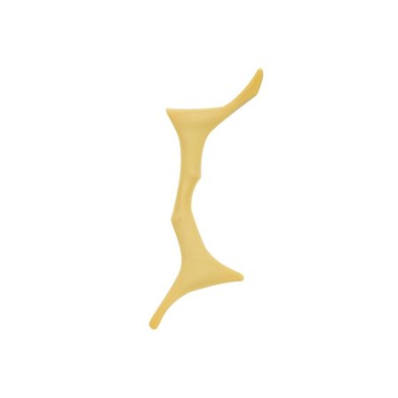 Silikon Eyebrow Aid Tool Øyenbryn former sjablonger GUL