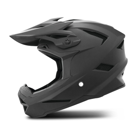 Kask Cross Snowpeople T-42 Dziecięcy Czarny Matowy S