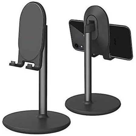 Ljus sten telefonhållare för skrivbord, justerbar surfplatta stativ telefonhållare för skrivbord, kompatibel med 4"-12.9" telefoner/surfplatta/iphone/