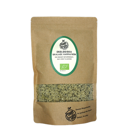 Powerfruits Ekologiska Skalade Hampafrön 500 g