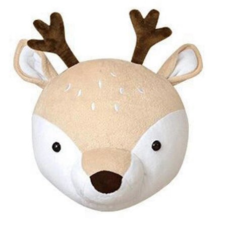 Pehmustettu eläin seinäkoriste, Pehmustettu eläinriipus, Lelu lastenhuoneen koriste Eläinkoriste B