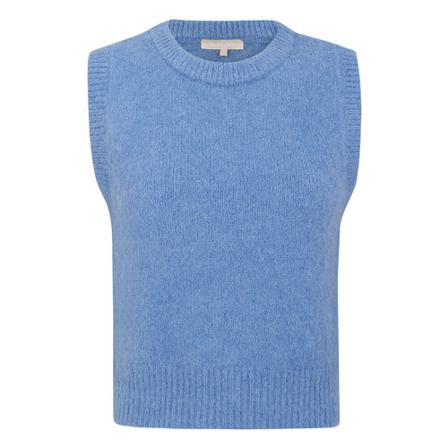 Soft Rebels, SRStinne Vest Knit - Colony blue Niebieski, Kobieta, Rozmiar: L