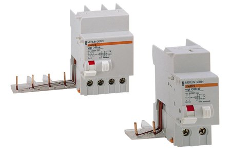 Schneider Electric Vigi iC60 Vikavirtamoduuli 2-napainen, 25A, 30mA, A, Liitäntätulpat & kaapelit
