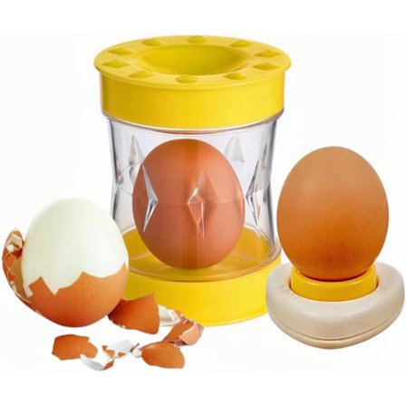 Æggepiller med perforator – et sæt skrøbelige æg, der er perfekte til at pille, køkkenredskaber til madlavning og salater.