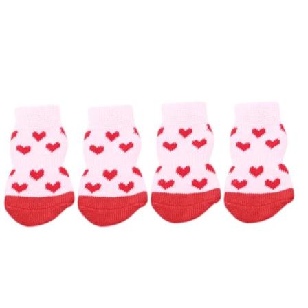 Søte og varme sokker til katter og hunder - Dyresockser Pink S