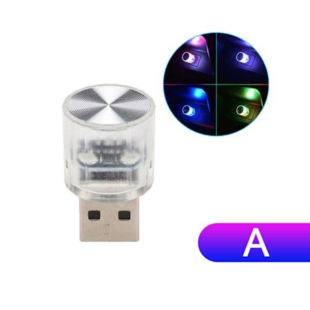 1x Mini Glödlampa Tillbehör USB LED Bil Inredning Neon