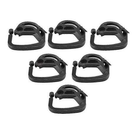 Plast Skuggväv Klämmor, 100 st Plast Skuggnät Hängande Krokar för Skuggväv, Trädgårdsnät, Växthustillbehör