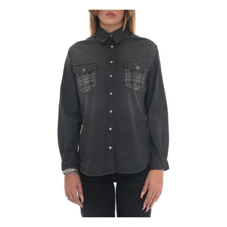 Liu Jo , Blauw , Dames , Maat: L Longsleeve shirts