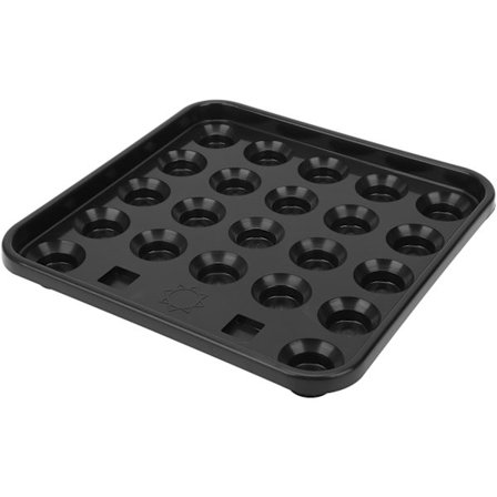 Slitesterk biljardballbrett i plast med 22 hull, oppbevaringsboks, biljardrekvisita, tilbehør