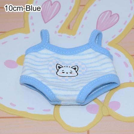 Håndlavede Jumpsuits Bomuld tegnefilm Rompers BLÅ 10CM Blue 10cm