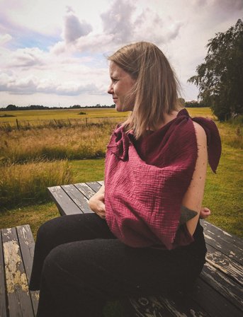 That's Mine Comfy Me Baby Pillow Strawberry - Red - 25X 37CM