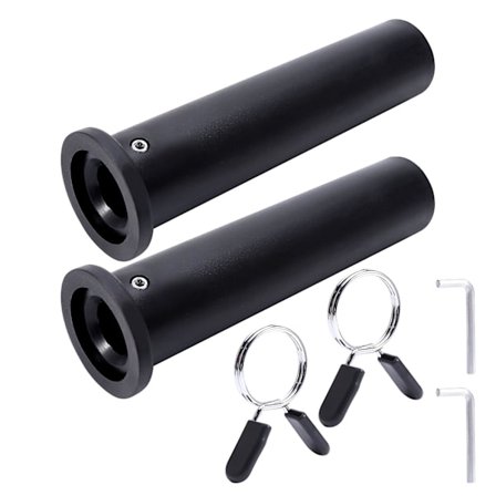 2 stk Hantel Adapter Sleeve Konverterer 1 tommer Til 2 tommer Holdbart Treningsutstyr Tilbehør