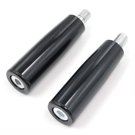 2 stk. Drejelige Håndhjul Drejebænk Svingarm Greb Skaft