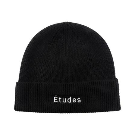 Études, Beanies Zwart, Heren, Maat:ONE Size