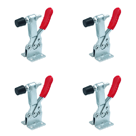 Nopeasti vapautuva pystysuuntainen vipupuristin, jossa on kumipainekärjen pito, käsityökalu