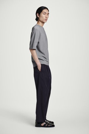 COS Homme T-Shirt Décontracté En Maille Imprimée in Turquoise