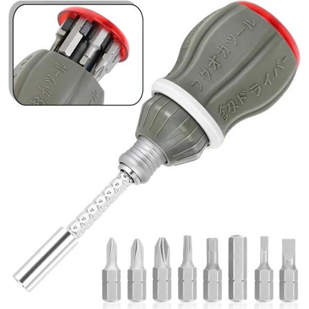 8-i-1 Skraldeskruetrækkersæt, Højt Moment Skralde Sc, ZQKLA