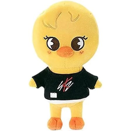 20 cm Kpop Stray Kids Skzoo Tegneserie Plysjdukke Ny Stil SKZ Design for Fans (Bbokari) Gul Kylling