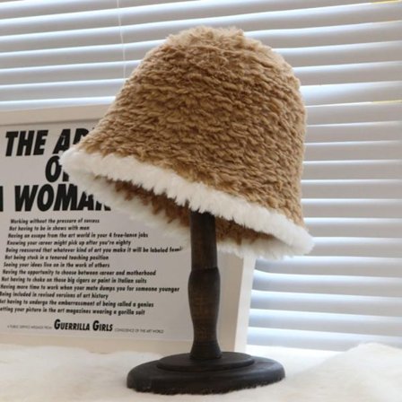Woolly Bucket Hat Vinterhattar KHAKI