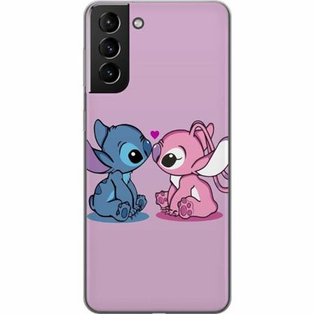 Samsung Galaxy S21+ 5g Genomskinligt Skal Lilo And Stitch