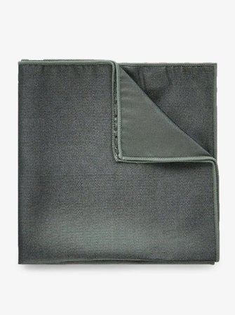John Henric Men's Olivgrünes Einstecktuch Size Onesize