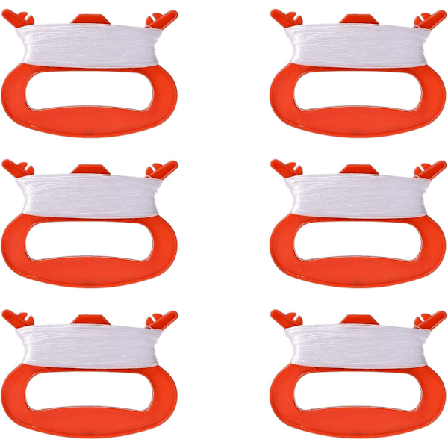 50m Dragesnor, 6 stk Dragesnor-spole, Drageflying Verktøy for Barn, for Parker, Skoler, Utendørs Lagaktiviteter