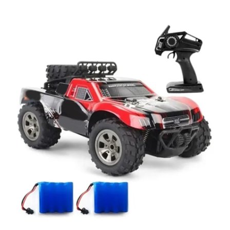 1:18 Skala Fjernstyrt lastebil Off Road Høyhastighets Elektrisk 2.4GHz RC lastebil leketøy for barn