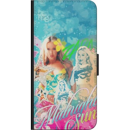 Yhteensopiva Lompakkokotelo Samsung Galaxy Note 10 Lite Seikkailumaailma Steve, Creeper ja eläimillä värikkäässä palikkagrafiikassa