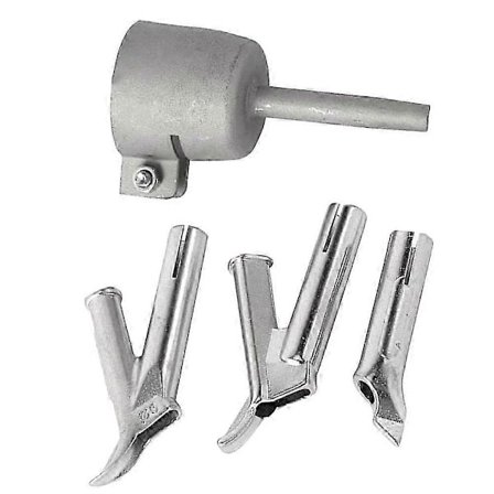 4st/set 8mm Rund Triangulär Snabb Svetsmunstycke Häftmunstycke För Varmluftsvets Brännare Svetsning Plaststavar