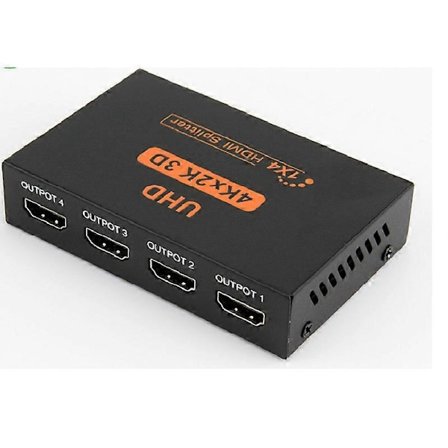 HDMI-splitter 1.4 4K HDMI 1.4 skärmskärare 1 in 4 ut en in fyra ut HD-delare