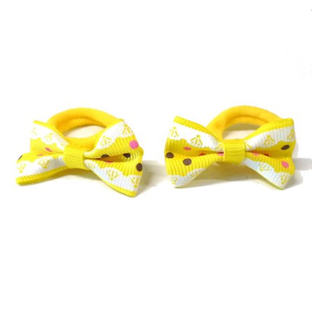 Hårsnoddar 2-Pack Gul