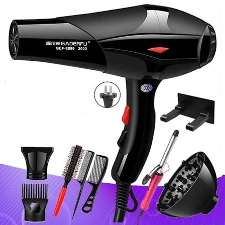 Profesjonell 3200w Hrtork Barber Salon Styling Verktøy Hot Cold Air Blow Dryer Houshold Quick Dry Elektrisk Hårføner