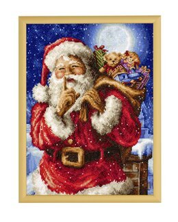 Broderikit Billede Hemmelig Nisse - LetiStitch