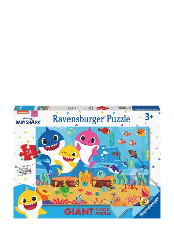 Baby Hai, Stort Gulv Puslespill 24P Toys Puzzles And Games Puzzles Classic Puzzles Multi/mønstret Ravensburger