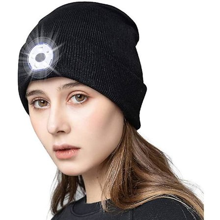 Beaniehatt med Ljus 5 LED