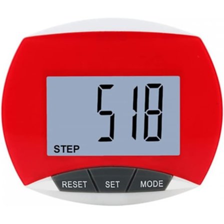 3D Stegmåler, Skritteller med klips for kaloriberegning Helse