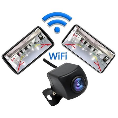 Bagagerums Kamera Vandtæt Wifi 170 Grader Wifi Bakkamera Dash Cam HD Nattesyn Mini Til Iphone Android 12v Biler