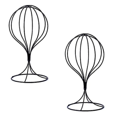 Pieces Moderne Metal Hattehylder Stabil Kasketstand Parykholder Hatteudstillingsstand Voksen Hatteholder Hatte Modelstand[qb]