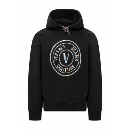 Versace Jeans Couture Sweatshirts & Hoodies Sort, Herre, Størrelse: L